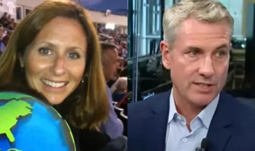 Internet sends love to wife of astronomer and CEO andy byron after he is caught canoodling with employee at coldplay concert.