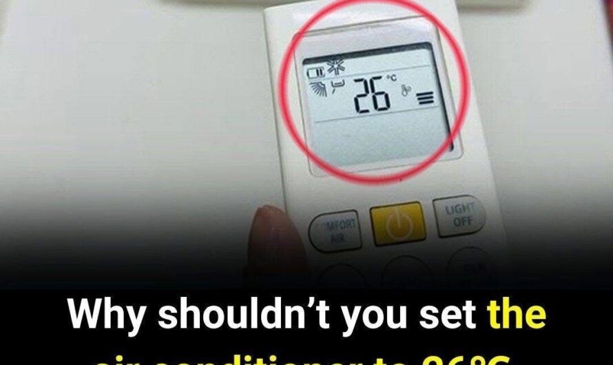 Why shouldn’t you set the air conditioner to 26°C at night?