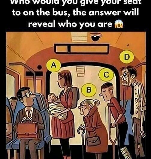 Bus seat dilemma reveals surprising aspect of your personality