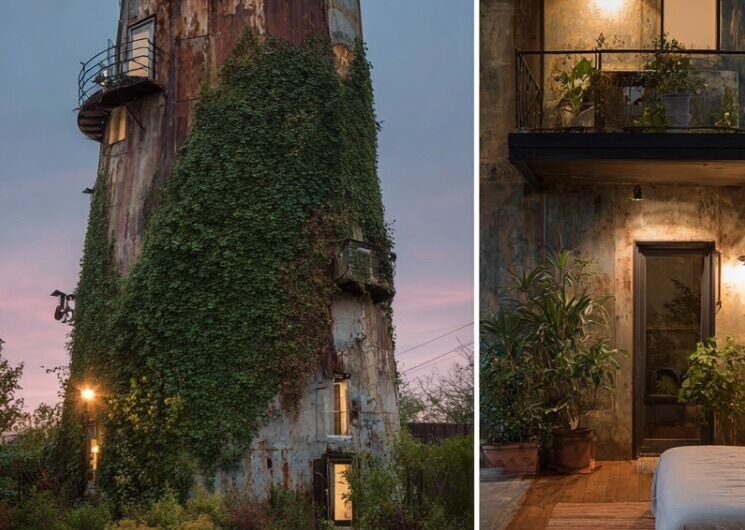 Man converted storage silo into a beautiful 2-bedroom home — see inside