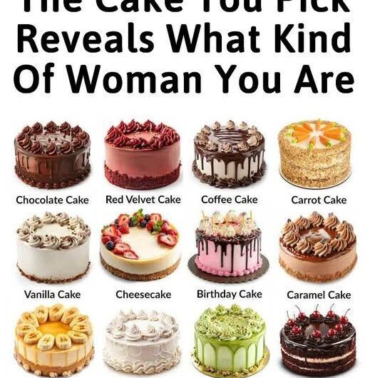 The Cake You Pick Reveals What Kind Of Woman You Are