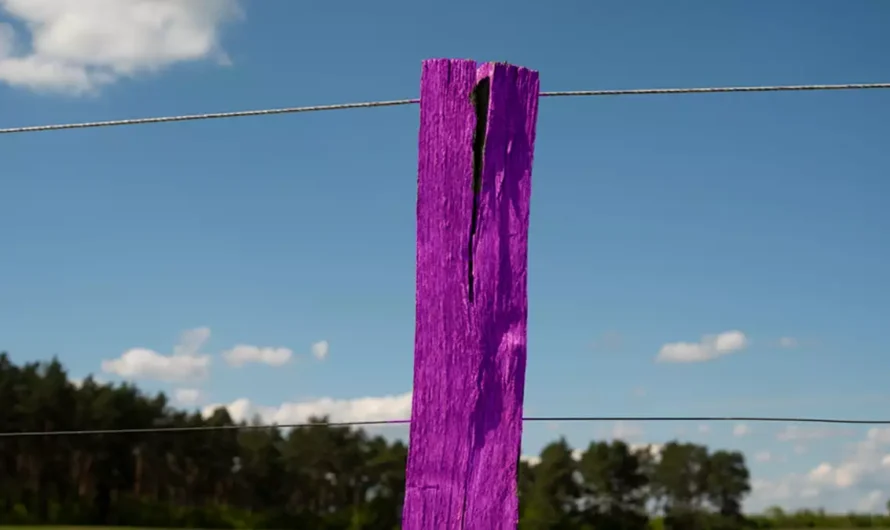 If You Spot a Painted Purple Fence, This Is What It Means