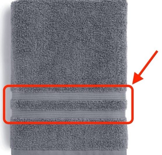 The real purpose of those mysterious lines on towels