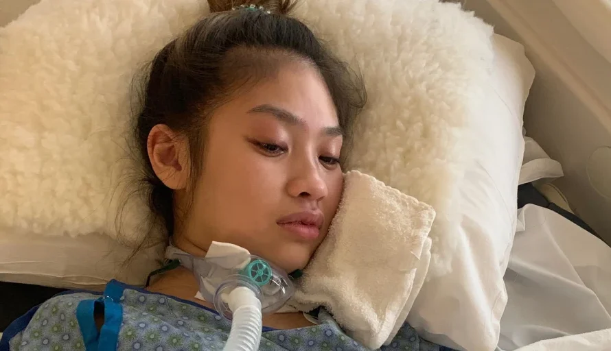 Young woman was hospitalized after being pene…